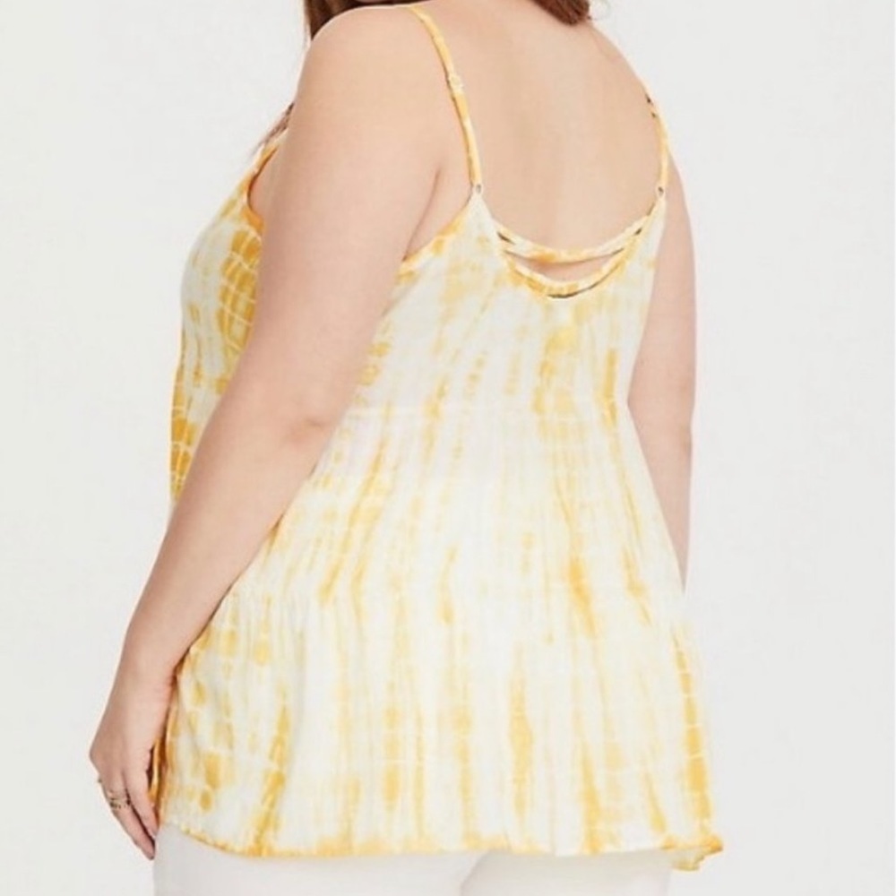 Torrid Tie Dye Challis Strappy Cami - Picture 2 of 2